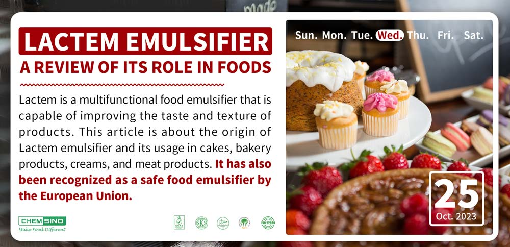 Lactem Emulsifier A Review of Its Role in Foods